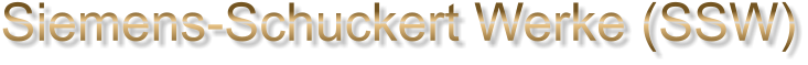 Siemens-Schuckert Werke (SSW)